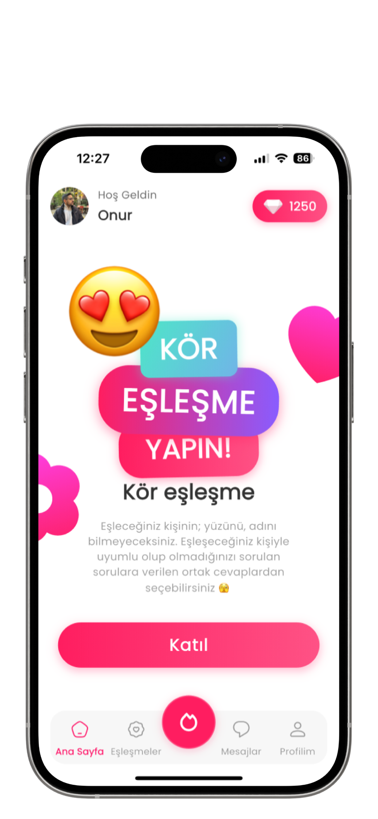 Blind Matching Uygulaması